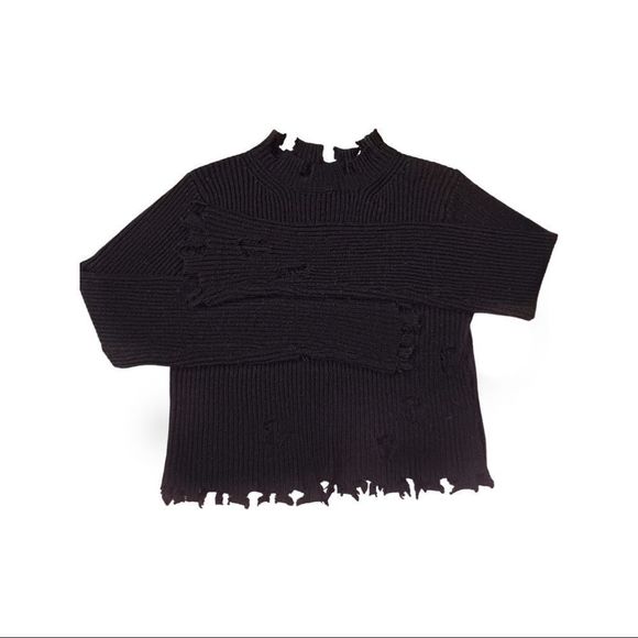 LF wool distressed sweater- Size XS - Picture 3 of 4